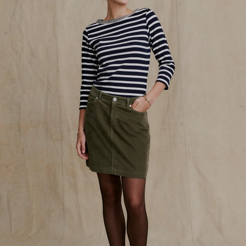 REDGREEN W Nicoline Skirt Olive Green