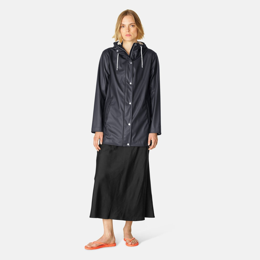 Ilse Jacobsen W Rain Jacket Dark Indigo
