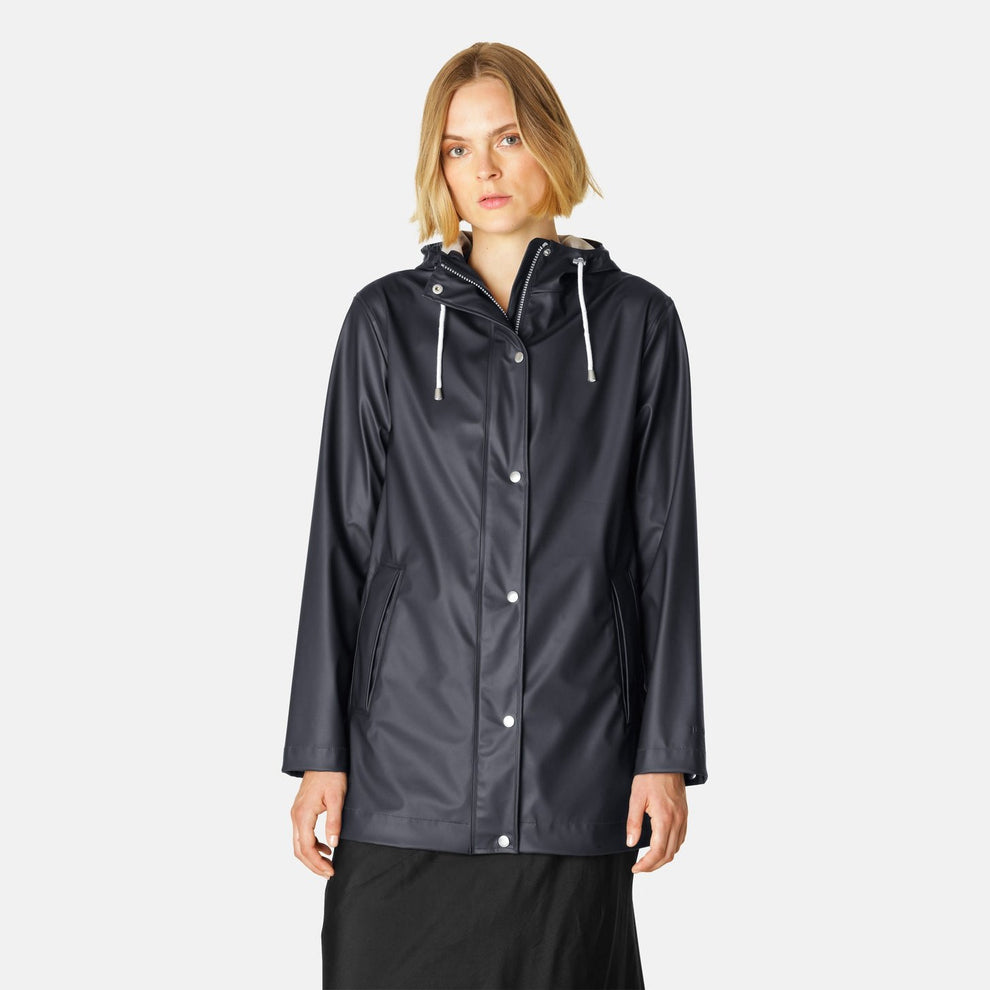 Ilse Jacobsen W Rain Jacket Dark Indigo
