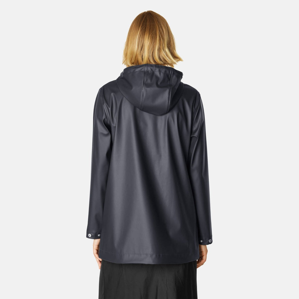 Ilse Jacobsen W Rain Jacket Dark Indigo