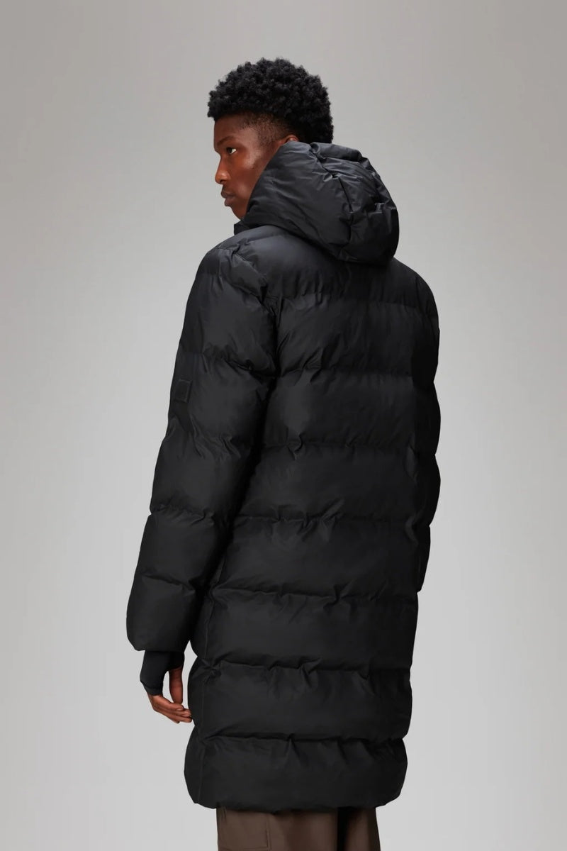 Rains U Alta Longer Puffer W3T4 Black