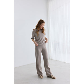 Rethinkit  Wool Pants Warm Sand Melange