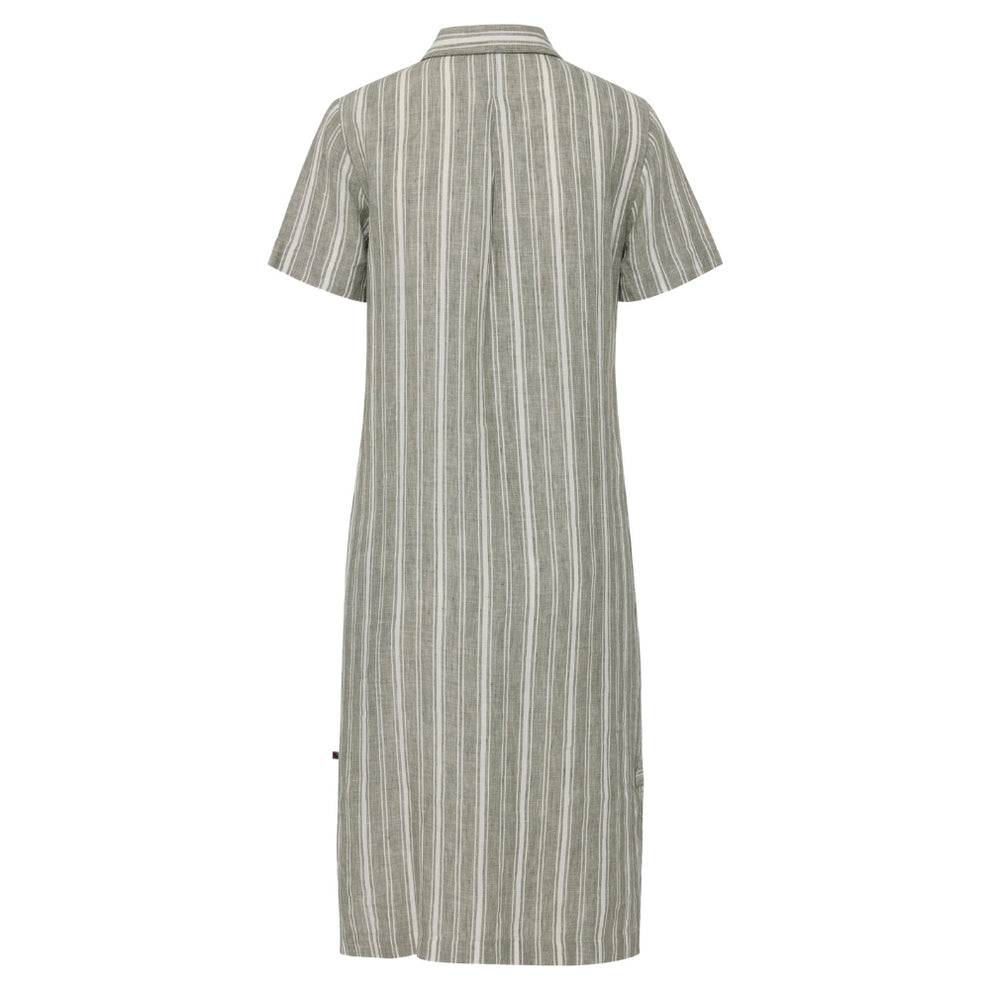 Redgreen W Alison Dress Green Pastel Stripe