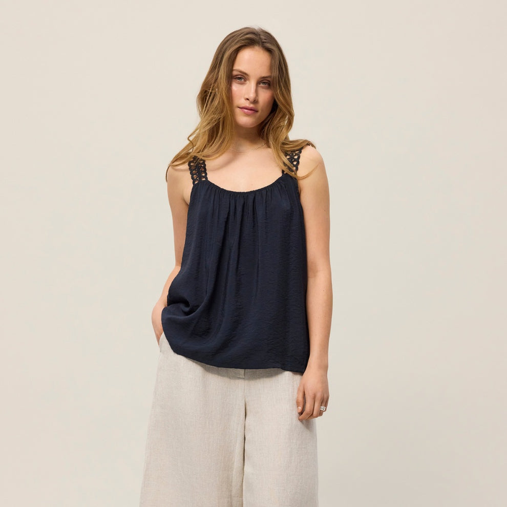 Redgreen W Andre Top Dark Navy