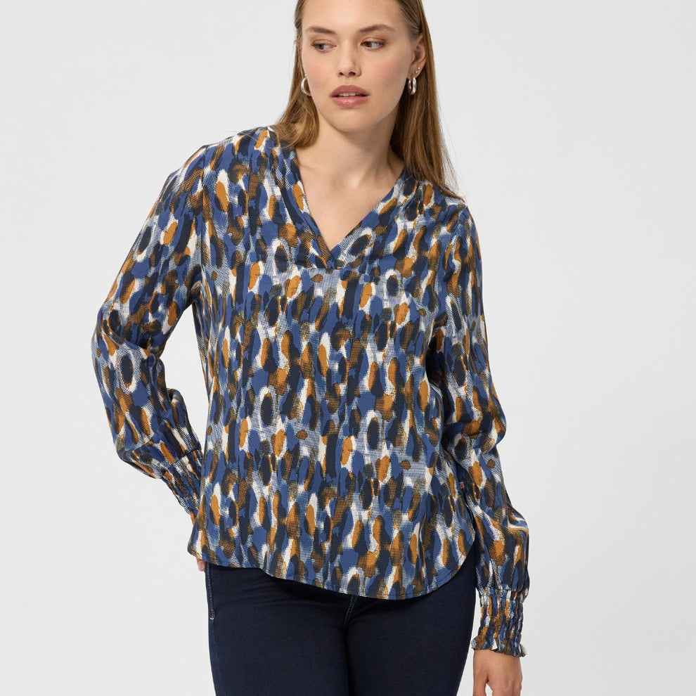 Redgreen W Andrea Shirt Dark Navy Pattern