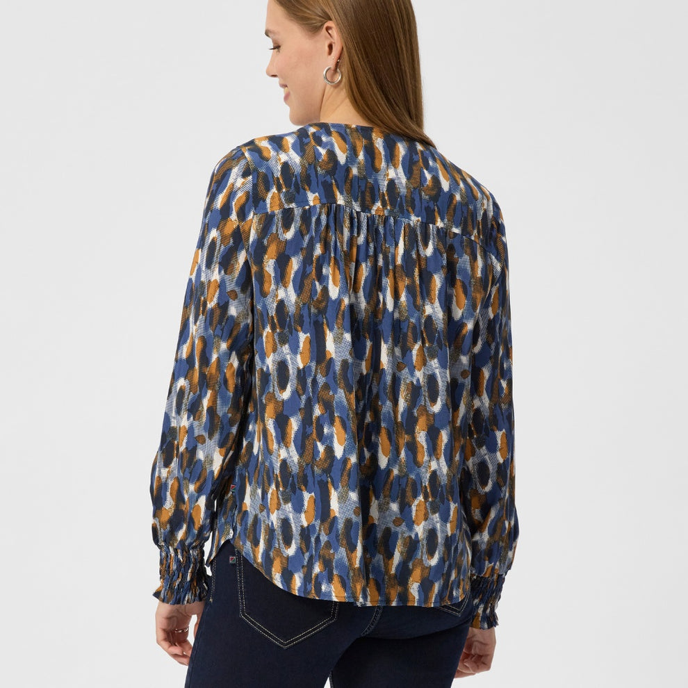 Redgreen W Andrea Shirt Dark Navy Pattern