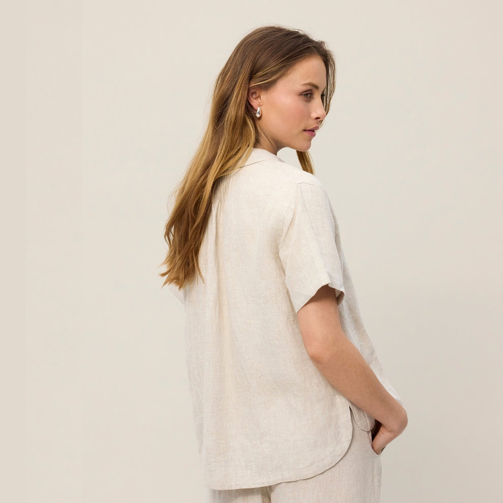 Redgreen W Athea Shirt Light Sand Melange