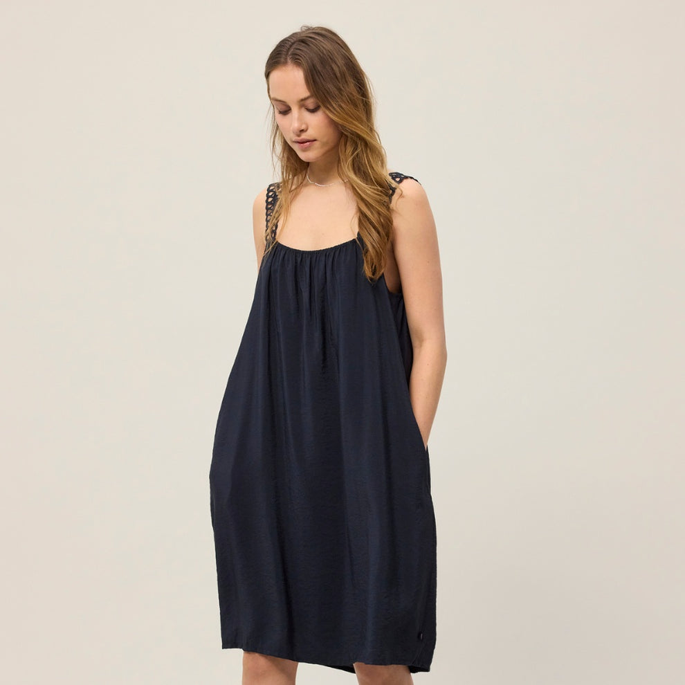 Redgreen W Dominik Kjole Dark Navy