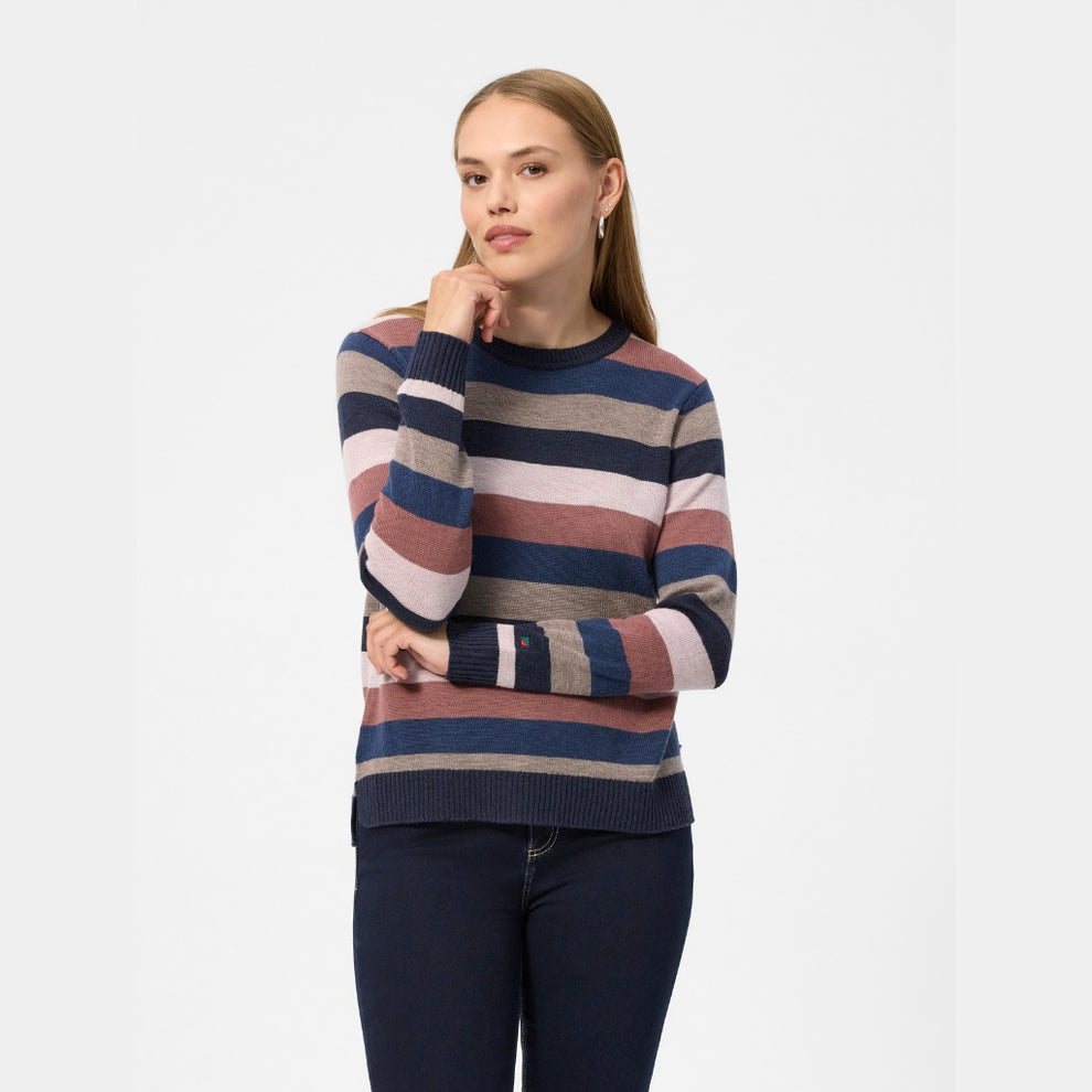 Redgreen W Joen Knit Pale Pink Stripe