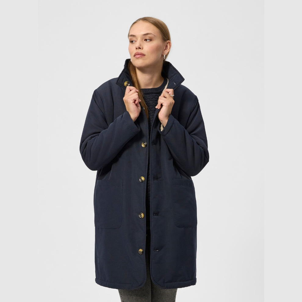 Redgreen W Stacia Coat Dark Navy