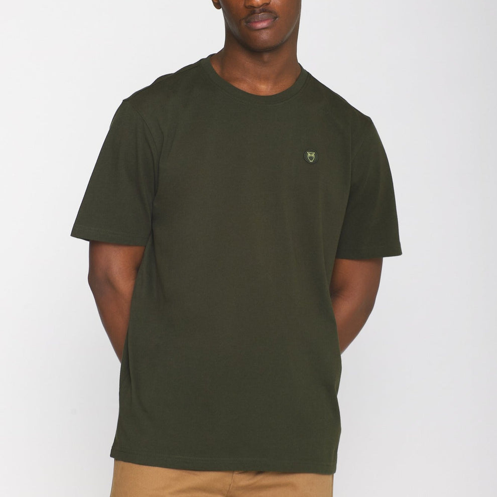 Knowledge Cotton Apparel M Loke T-Shirt Forest Night