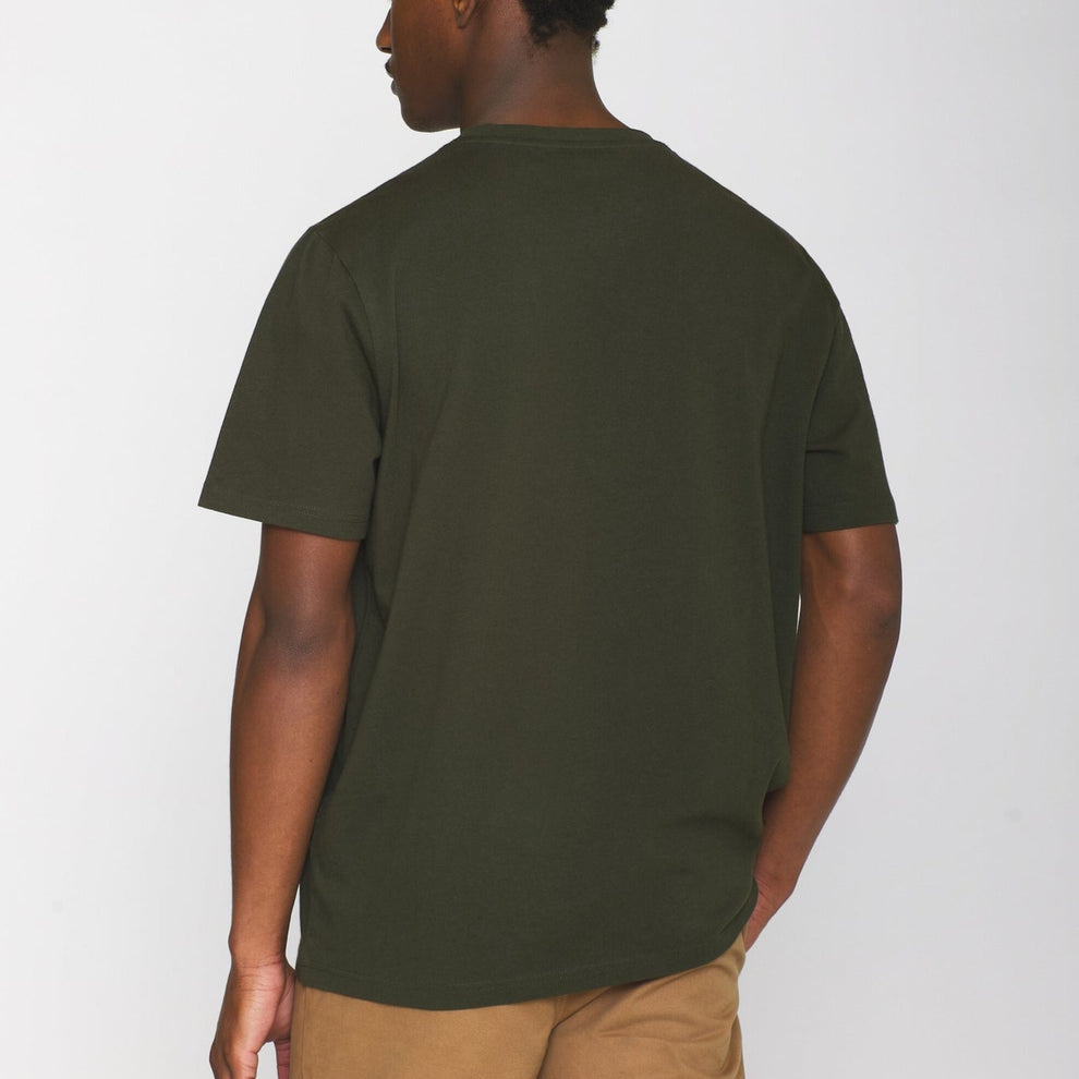 Knowledge Cotton Apparel M Loke T-Shirt Forest Night