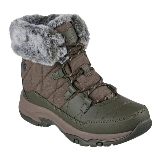 Skechers W Trego Vinterstøvle Olive