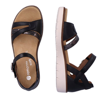 Remonte W Sandal Med Lukket Hælkappe