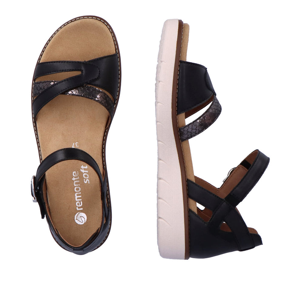 Remonte W Sandal Med Lukket Hælkappe