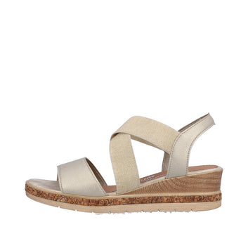 Remonte W Metallic Sandal med Elastikremme