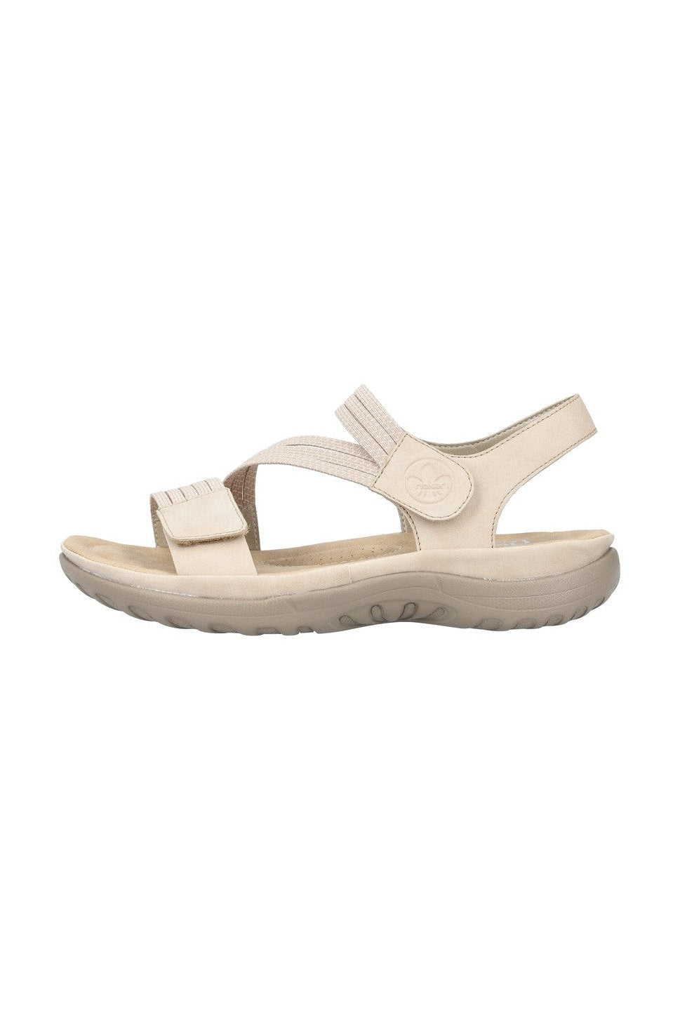 Rieker W Sandal m Elasikremme Beige