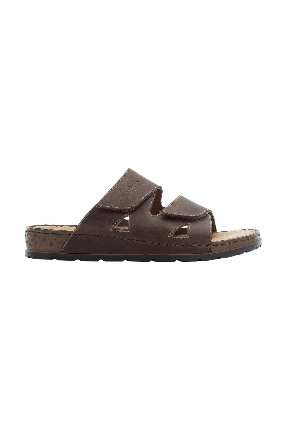 Rieker M Sandal m Velcoluk Brun