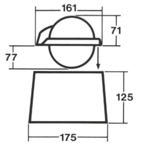 Silva 125T Piedestal Kompas