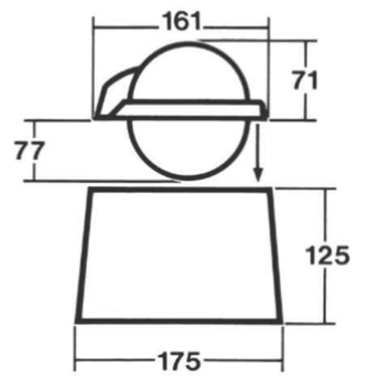 Silva 125T Piedestal Kompas