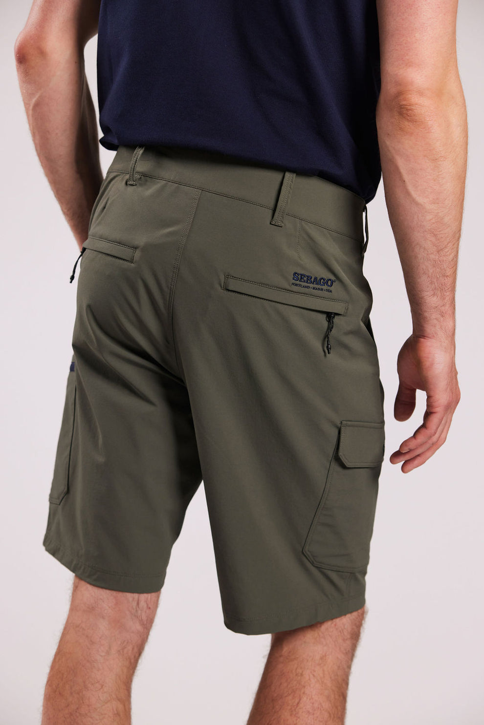 Sebago Performance Cargo Shorts Dark Sage