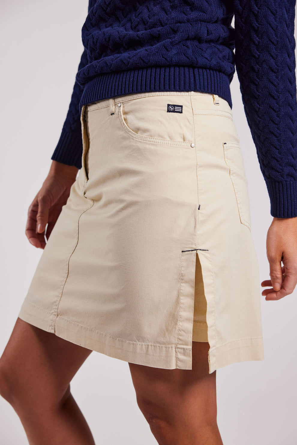 Sebago W Classic Skirt Light Beige