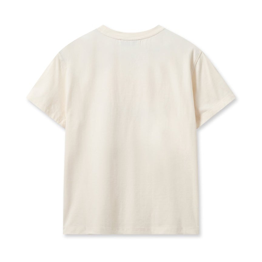 Mos Mosh W Asa O-SS Color Tee Ecru