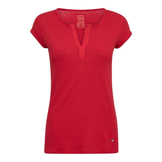 Mos Mosh Troy T-Shirt Ss Chinese Red