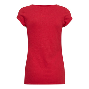 Mos Mosh Troy T-Shirt Ss Chinese Red