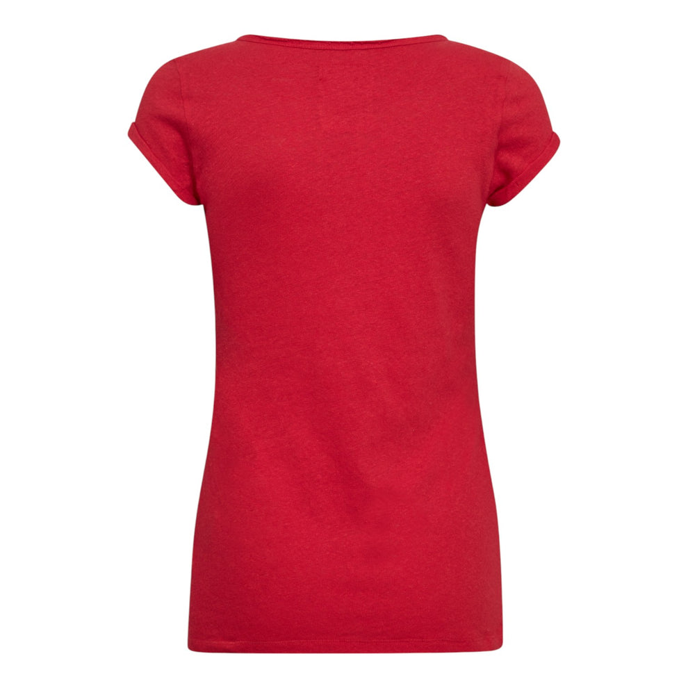 Mos Mosh Troy T-Shirt Ss Chinese Red