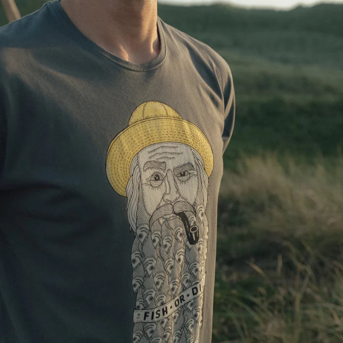 Lakor U Fishy Beard T-Shirt Urban Chic