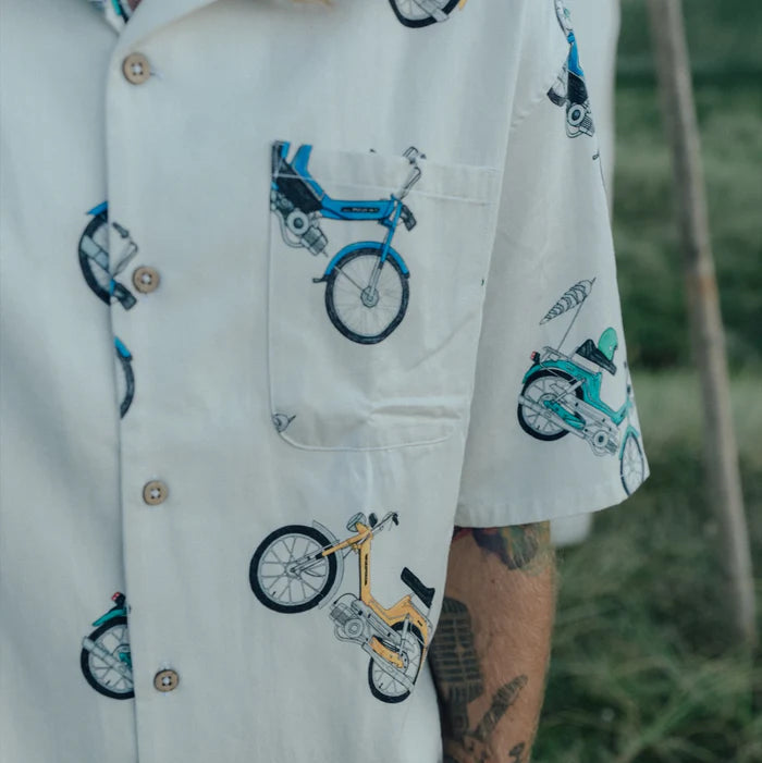 Lakor U Puch Color Short Sleeve Shirt Starwhite