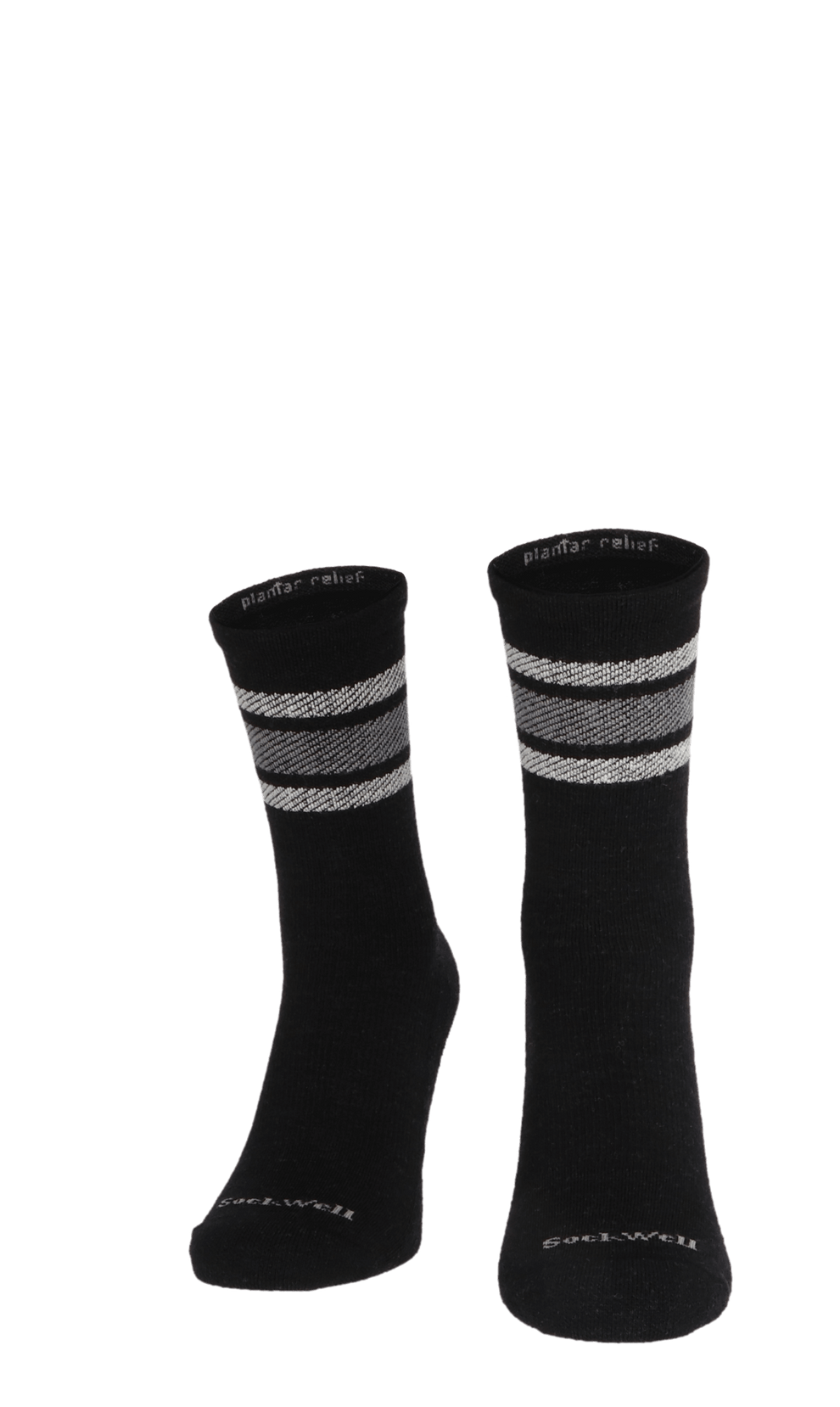 Sockwell M Plantar Ease Retro Strømper Black