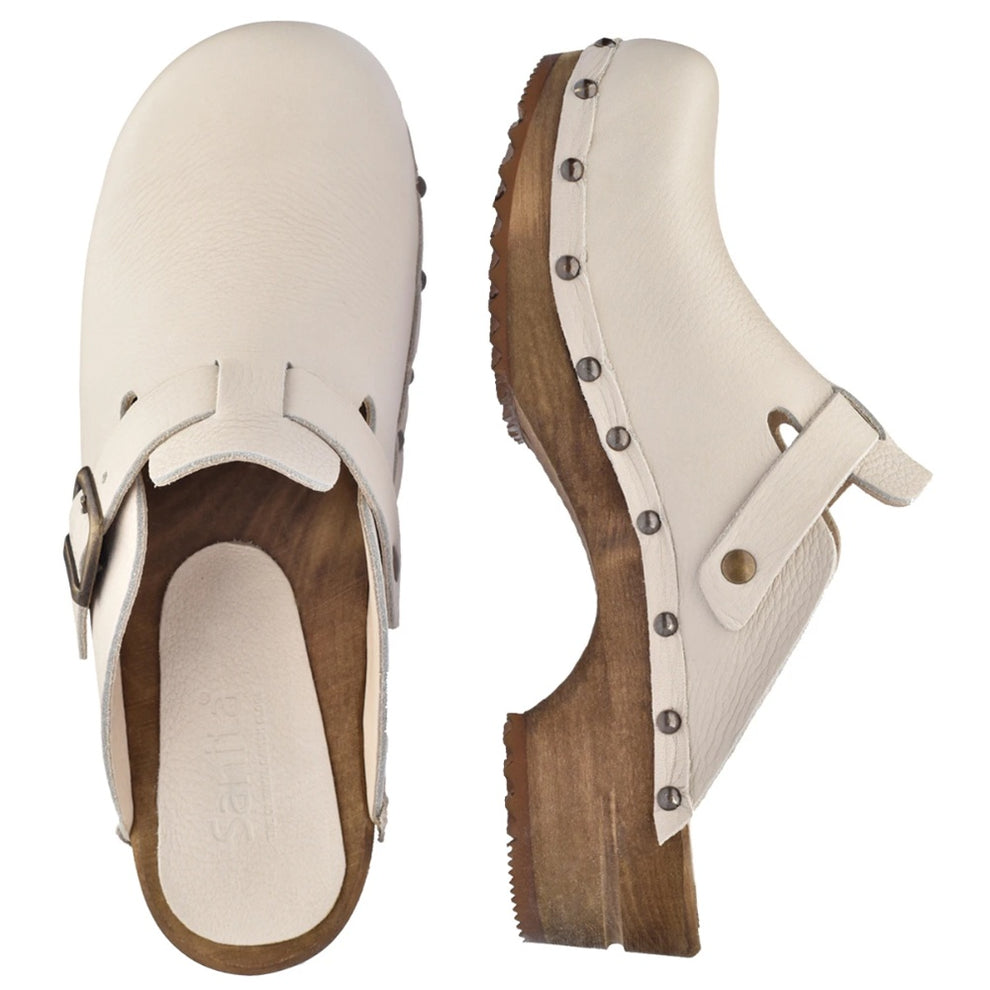 Sanita W Wood Kristel Open Leather Oil Leather