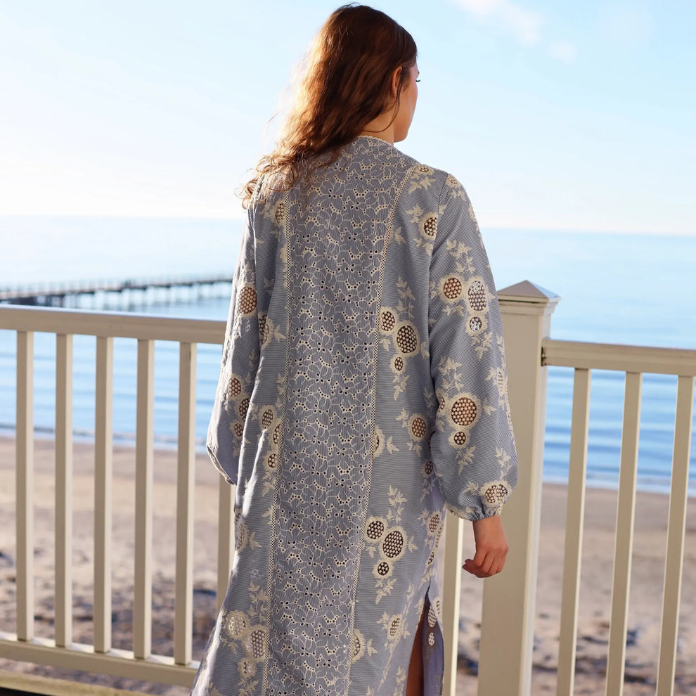 CRAS Sansacras Dress Blue Mix Kjoler