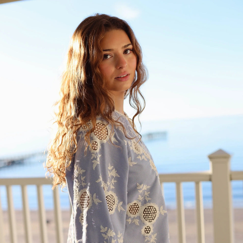 CRAS Sansacras Dress Blue Mix Kjoler