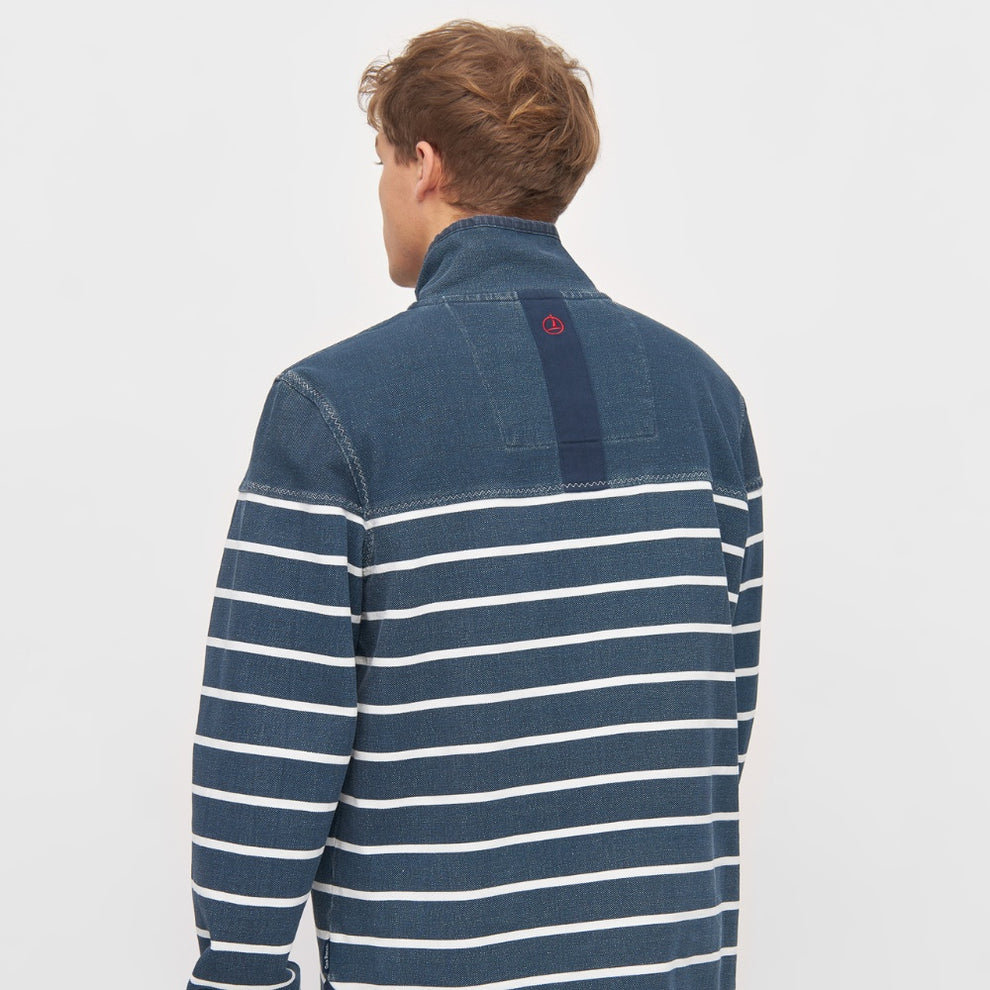 Sea Ranch M Jock Half Zip Sweatshirt Navy Pearl