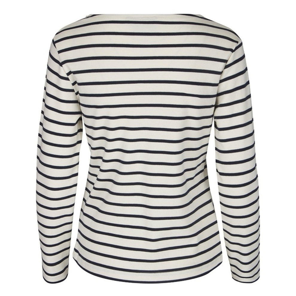 Sea Ranch W Antibes Bluse Ecru Navy