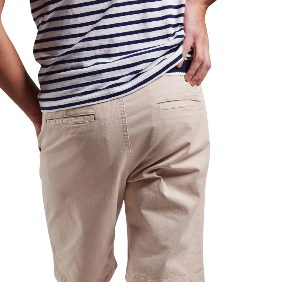 Sebago M Bermuda Shorts med Bælte Sand