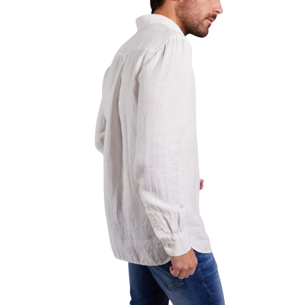 Sebago M Classic Fit Linen Skjorte