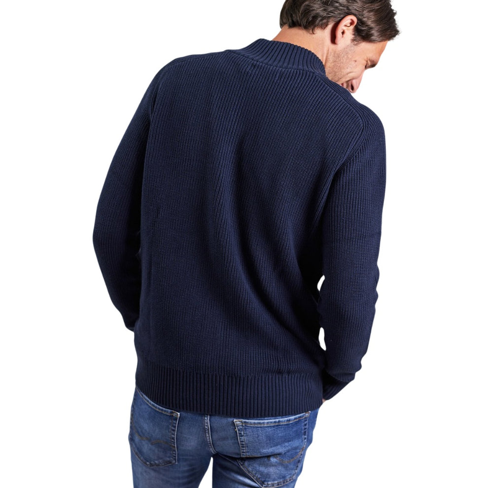 Sebago M Full Zip Cardigan Navy