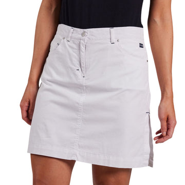Sebago W Klassisk Skort Hvid