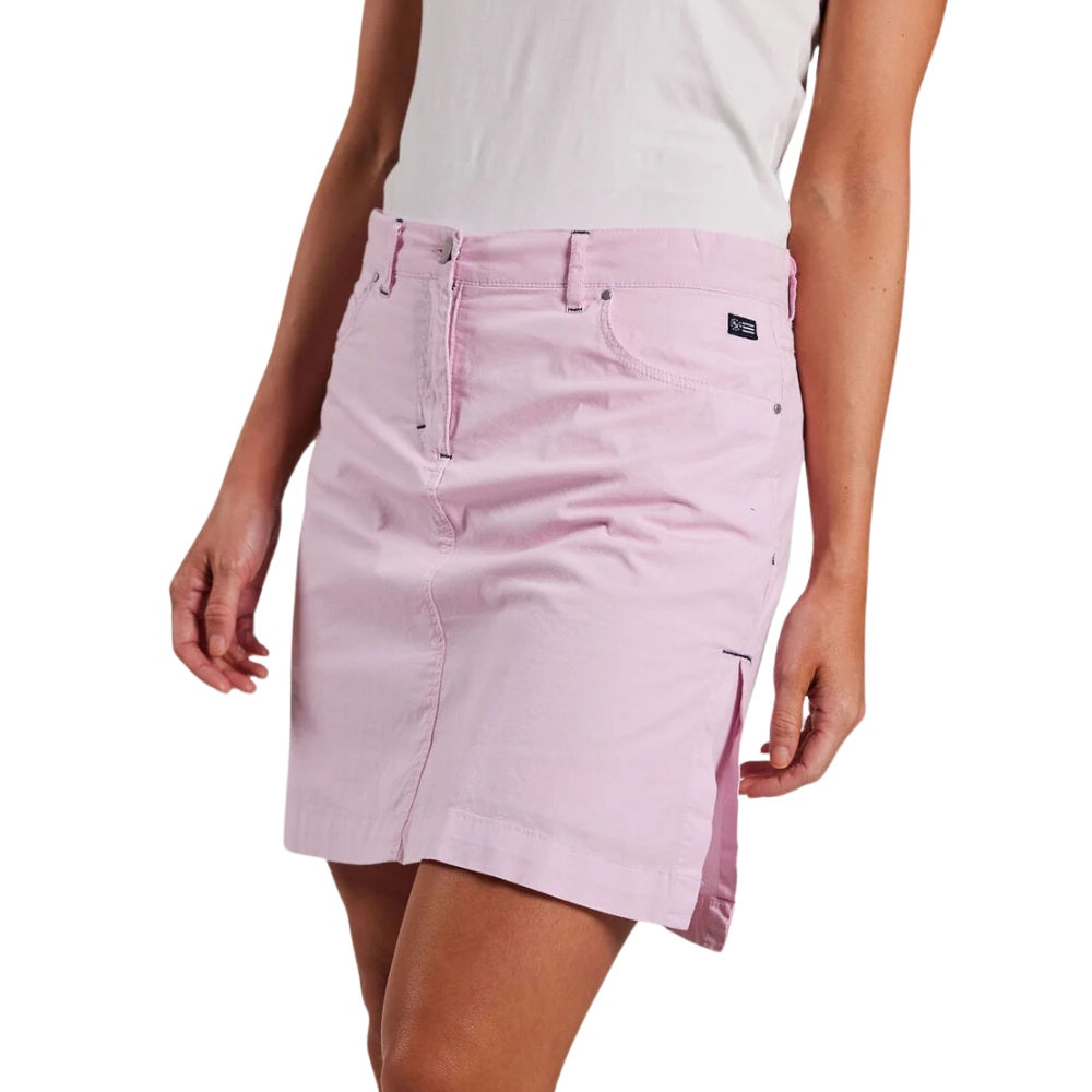 Sebago W Klassisk Skort Light Pink