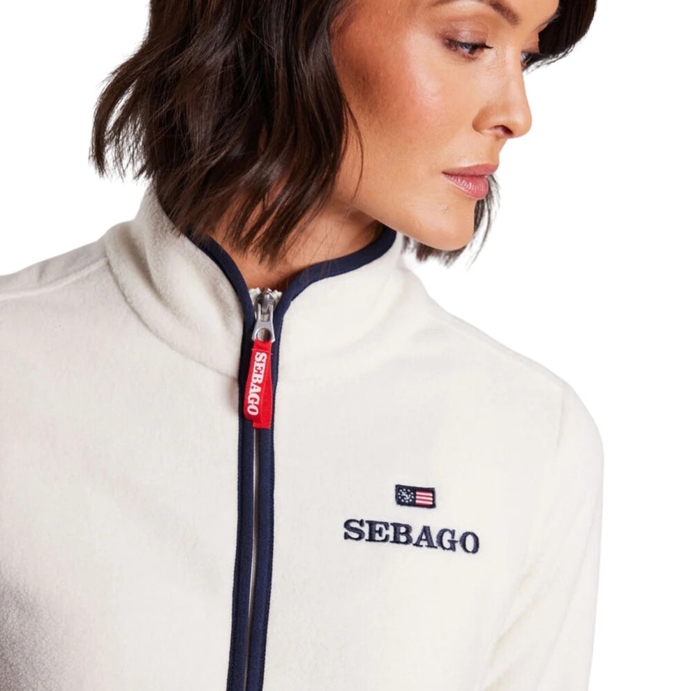 Sebago W Fleece Jacket White