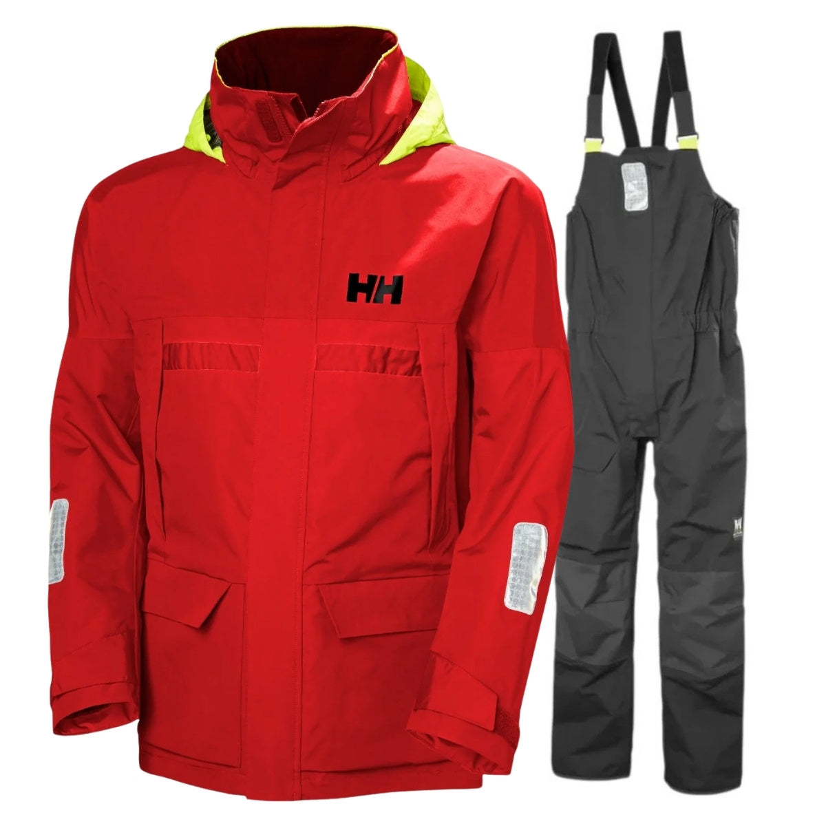 Helly Hansen M Pier 4.0 Sejlersæt Rød/Sort