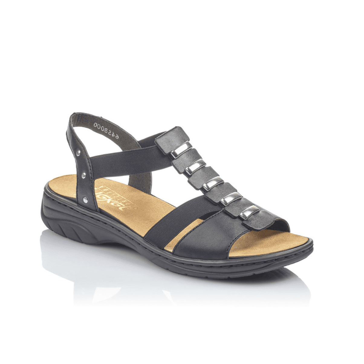 Rieker W Antistress Sandal Black