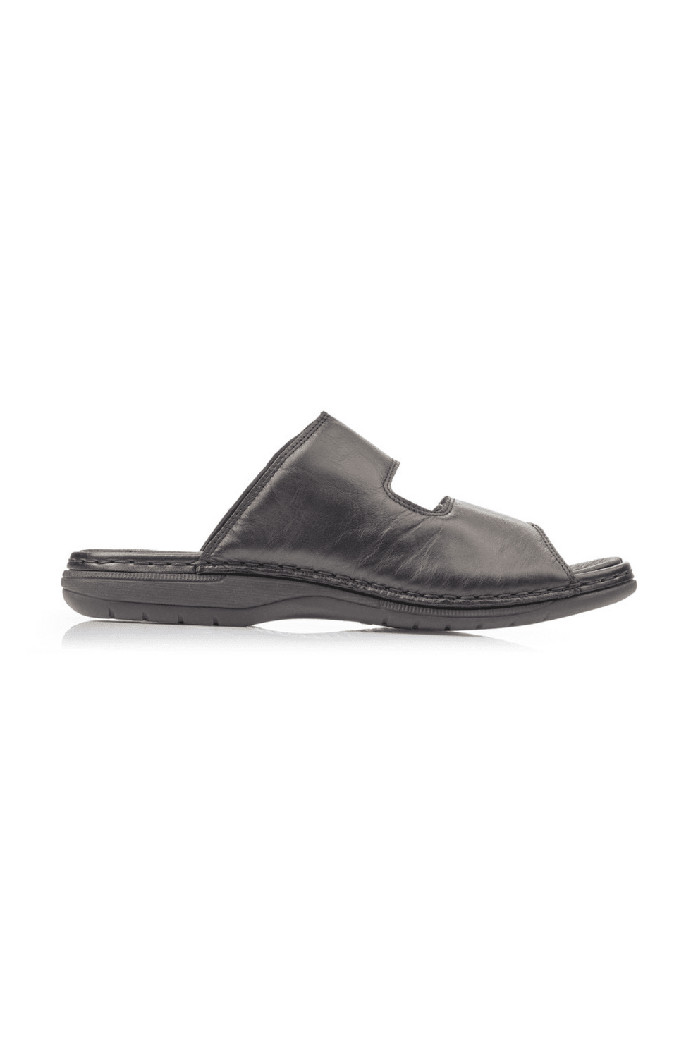 Rieker M Herresandal m Velcroluk Sort