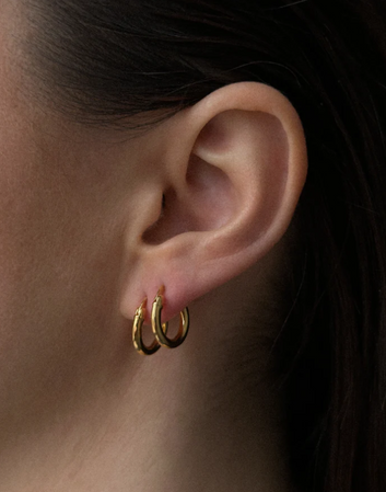 Pico Amanda Small Hoop Guld