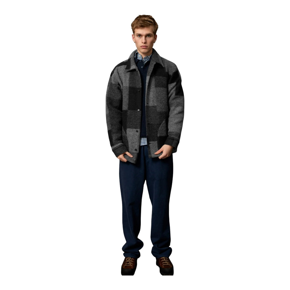 Forét M Cave Wool Jacket Black Mix
