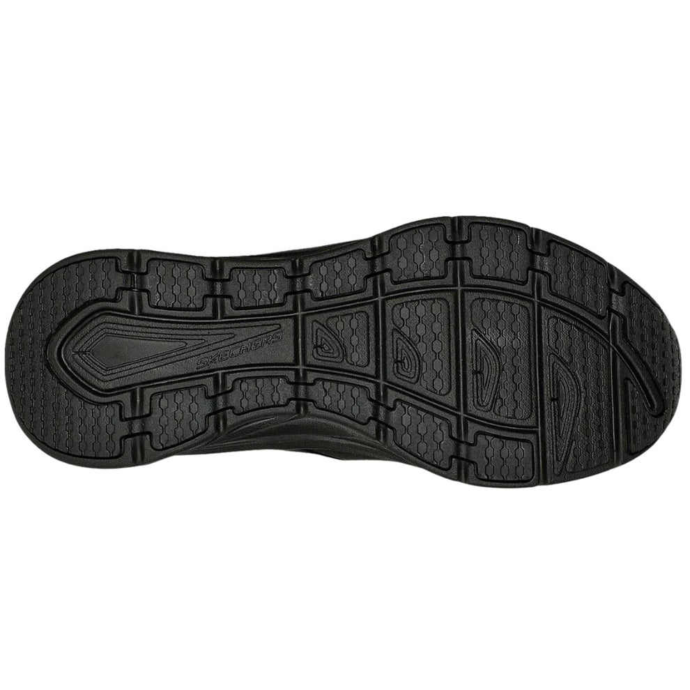 Skechers M Mens Dlux Walker Slip Ins Black